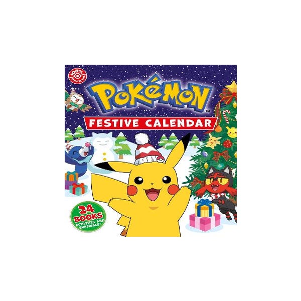 Pokemon Festive Calendar A festive collection of 24 books, activities
