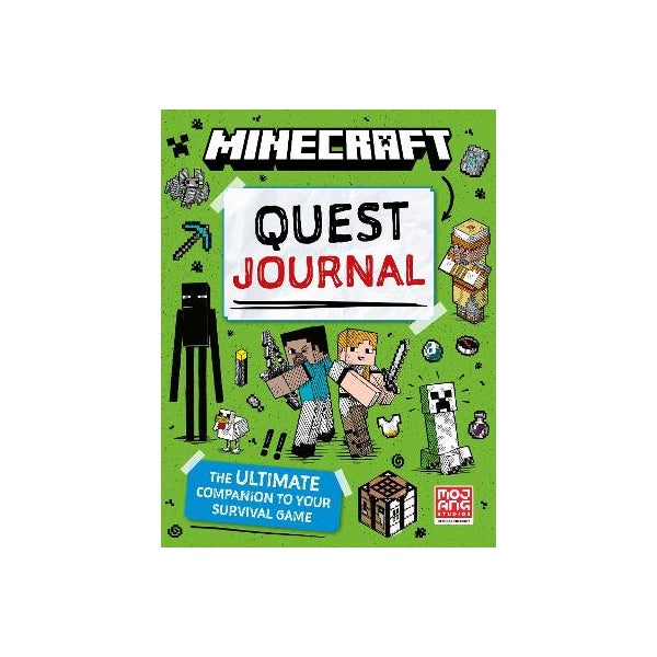 Minecraft Journal Model Minecraft Quest Journal by Mojang AB | Paper Plus