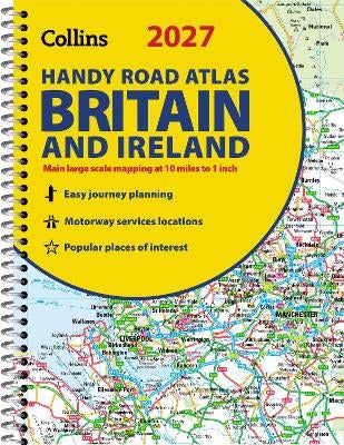 2027 Collins Handy Road Atlas Britain and Ireland by Collins Maps ...