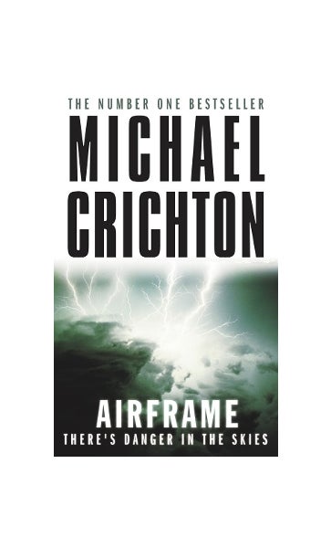 Airframe By Michael Crichton – Hardcover Thriller Novel In Very Good Condition