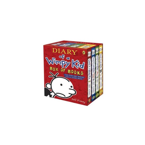  Diary of a Wimpy Kid Box of Books 1-4: 9781419716690: Kinney,  Jeff: Books
