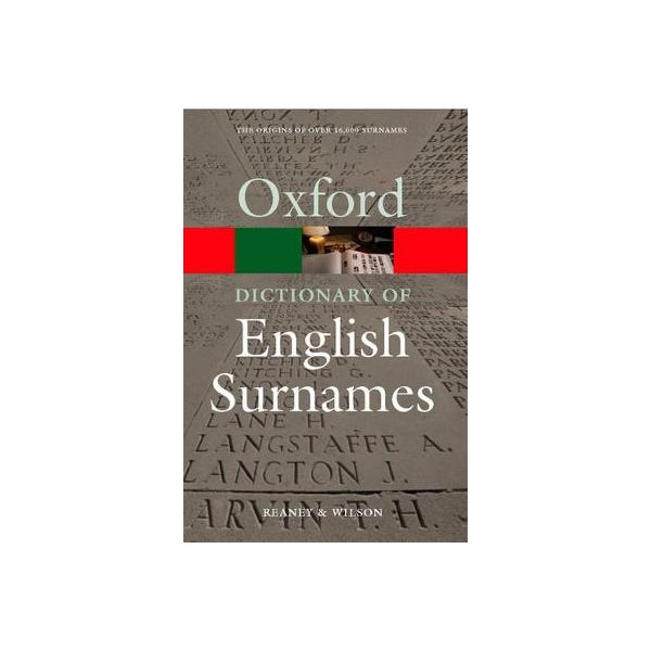 A Dictionary of English Surnames -