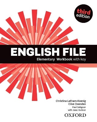 English File Elementary Workbook with key by Editor | Paper Plus