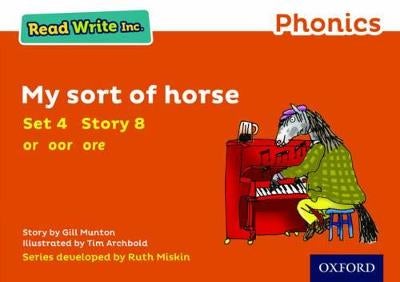 Read Write Inc. Phonics: My Sort of Horse (Orange Set 4 Storybook 8) by ...