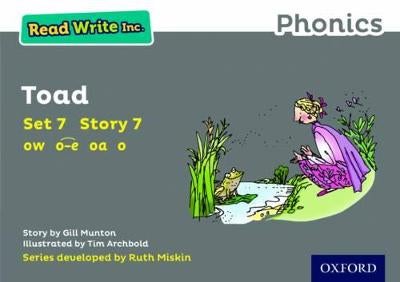 Read Write Inc. Phonics: Toad (Grey Set 7 Storybook 7) by Gill Munton ...