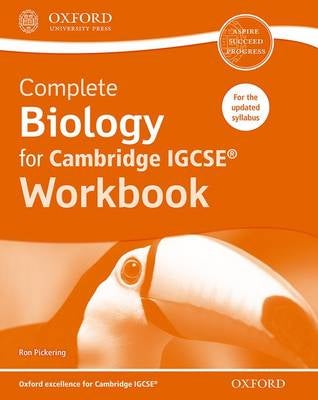 Complete Biology for Cambridge IGCSE (R) Workbook by Ron Pickering ...