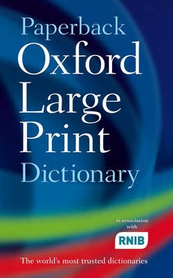 Paperback Oxford Large Print Dictionary by Oxford Languages