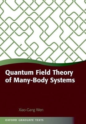 Quantum Field Theory of Many-Body Systems by Xiao-Gang Wen | Paper 