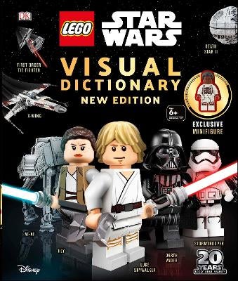 Lego star wars the visual best sale dictionary with luke skywalker minifigure