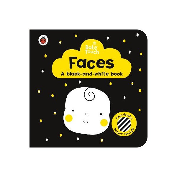 Baby Touch: Faces: a black-and white-book -