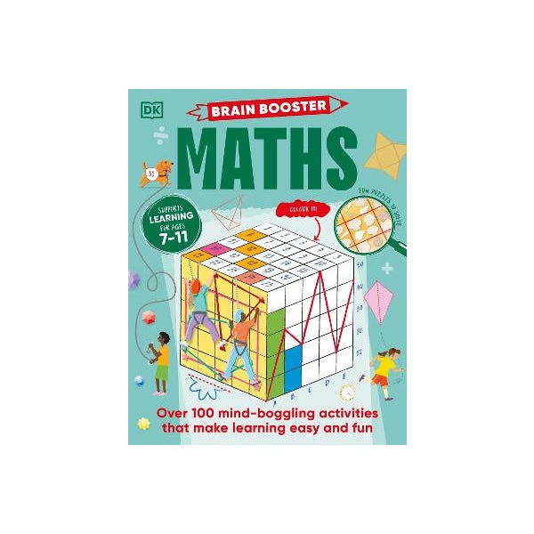 Brain Booster Maths by DK | Paper Plus