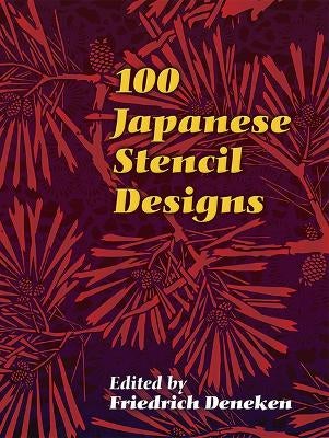 100 Japanese Stencil Designs by Friedrich Deneken | Paper Plus