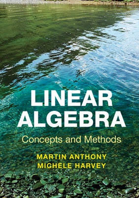 Linear Algebra Concepts and Methods