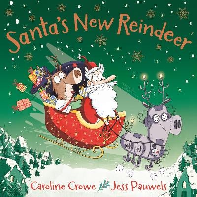 Santa's　Crowe　Paper　Plus　New　by　Reindeer　Caroline