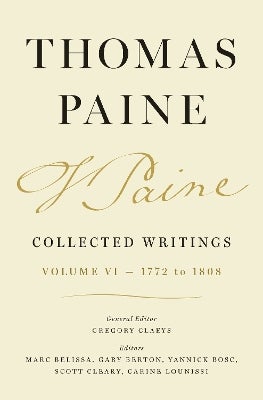 Thomas Filter Paper Thomas Paine Collected Writings, Volume 6 by Thomas Paine | Paper Plus
