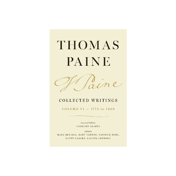 Thomas Filter Paper Thomas Paine Collected Writings, Volume 6 by Thomas Paine | Paper Plus