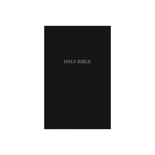 KJV, Gift and Award Bible, Leather-Look, Black, Red Letter Edition, Comfort Print -