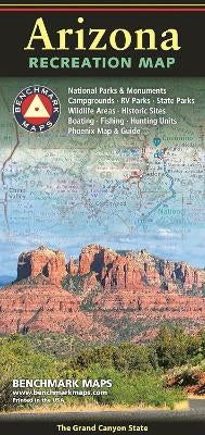 Arizona Recreation Map by Benchmark Maps | Paper Plus