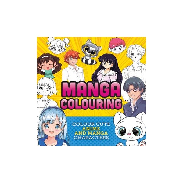 Anime Coloring Book: An ideal gift for adults and teenagers to enjoy hours  of fun and relaxation with these unique designs, and more! (Paperback)