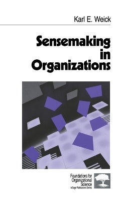 Sensemaking in Organizations by Karl E. Weick | Paper Plus