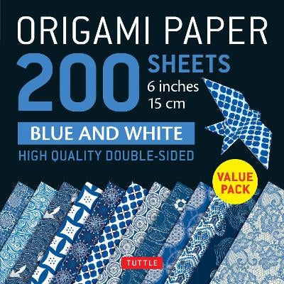 Origami Paper 0 Sheets Blue And White Patterns 6 15 Cm By Paper Plus Origami Paper 0 Sheets Blue And White Patterns 6 15 Cm By Paper Plus