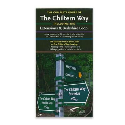 Map of the Complete Chiltern Way by | Paper Plus