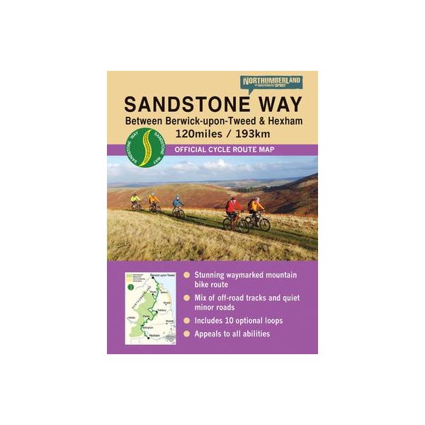 Sandstone Way Cycle Route Map - Northumberland -