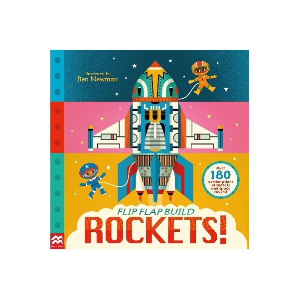 Books For Building Rockets Flip, Flap, Build: Rockets by Macmillan Children's Books | Paper Plus