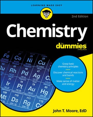 Chemistry For Dummies by John T. Moore Paper Plus