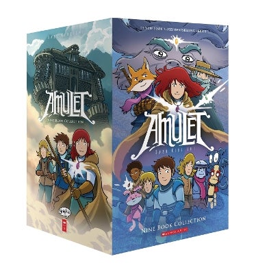Amulet Box set 1-9 Graphix by Kazu Kibuishi | Paper Plus