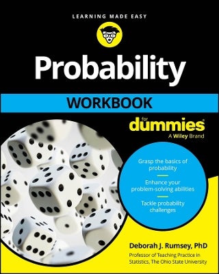Probability Workbook For Dummies by Deborah J. Rumsey | Paper Plus