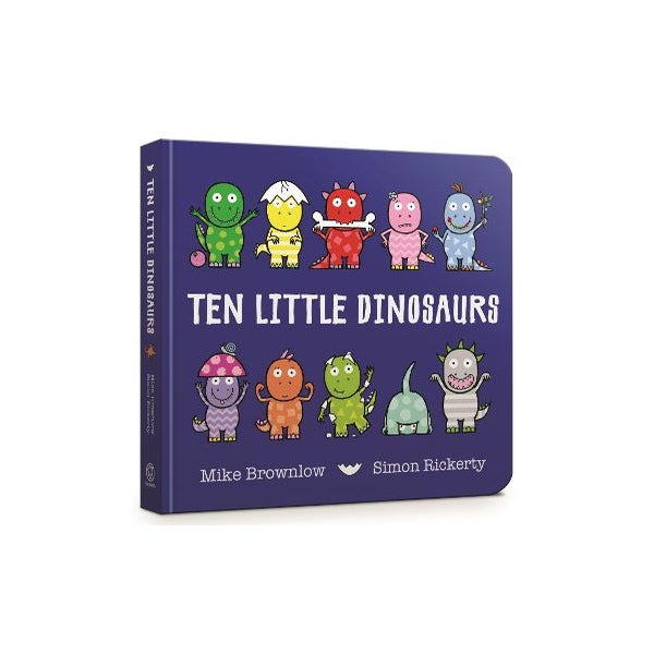 Ten Little Dinosaurs Board Book -