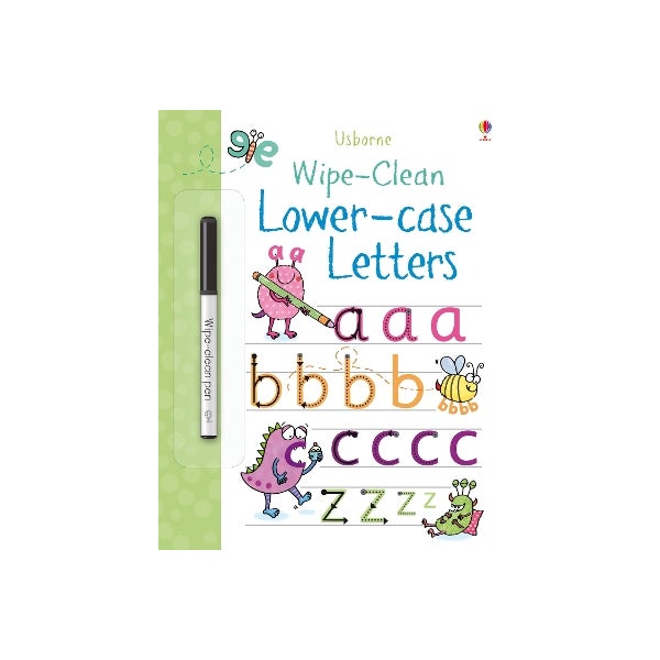 Wipe-clean Lower-case Letters -