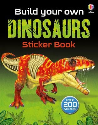 Build Your Own Dinosaurs Sticker Book by Simon Tudhope Paper Plus