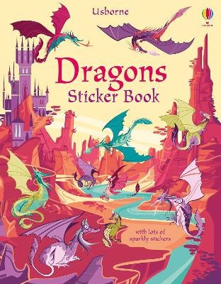 Dragons Sticker Book by Fiona Watt | Paper Plus