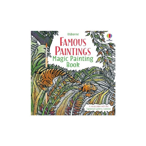 Famous Paintings Magic Painting Book by Rosie Dickins