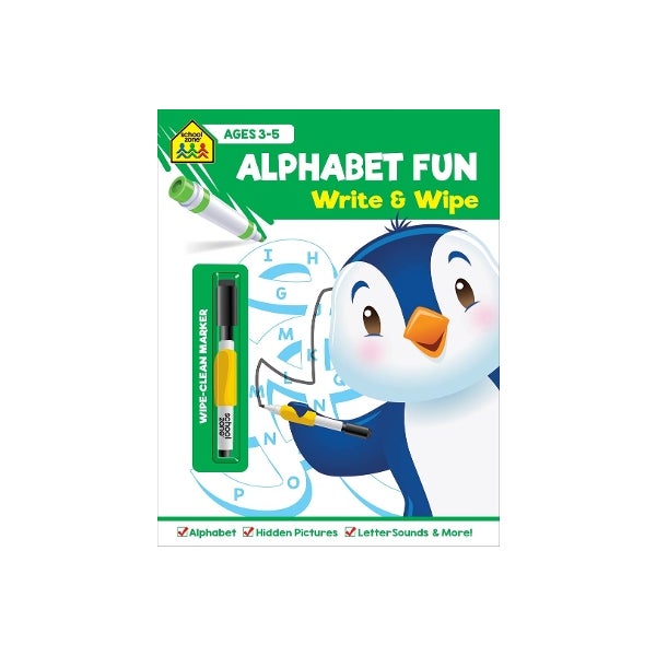 School Zone Write and Wipe: Alphabet Fun -