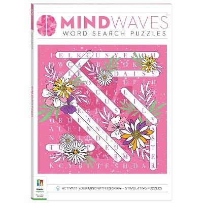 Mindwaves Puzzle Book Word Search by Hinkler Pty Ltd | Paper Plus