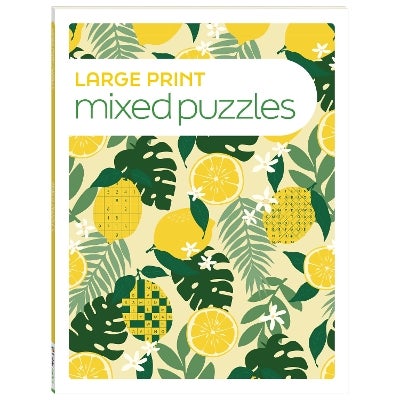 Large Print Mixed Puzzles by Hinkler Pty Ltd | Paper Plus