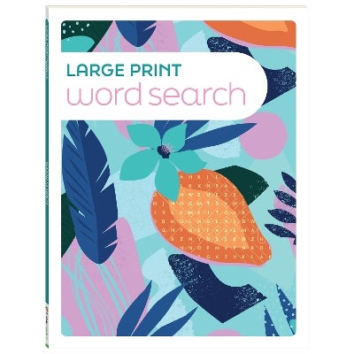 Large Print Puzzles Word Search by Hinkler Pty Ltd | Paper Plus