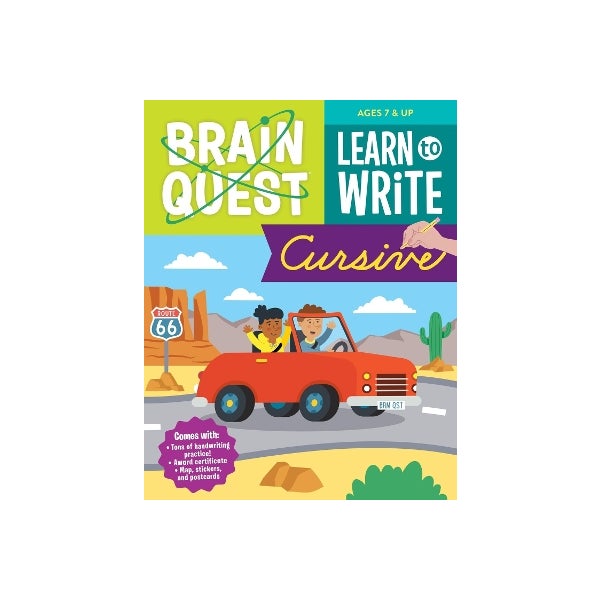 Brain Quest Learn to Write Cursive by Workman Publishing | Paper Plus
