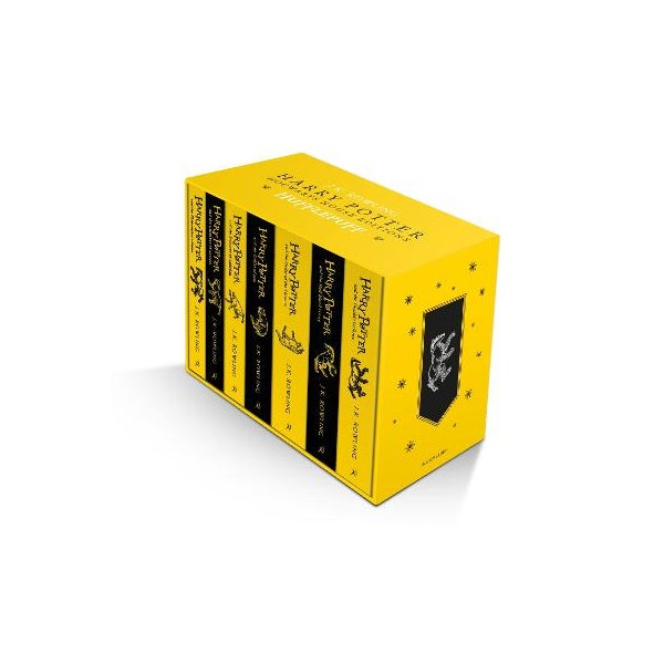 Harry Potter Hufflepuff House Editions Paperback Box Set by