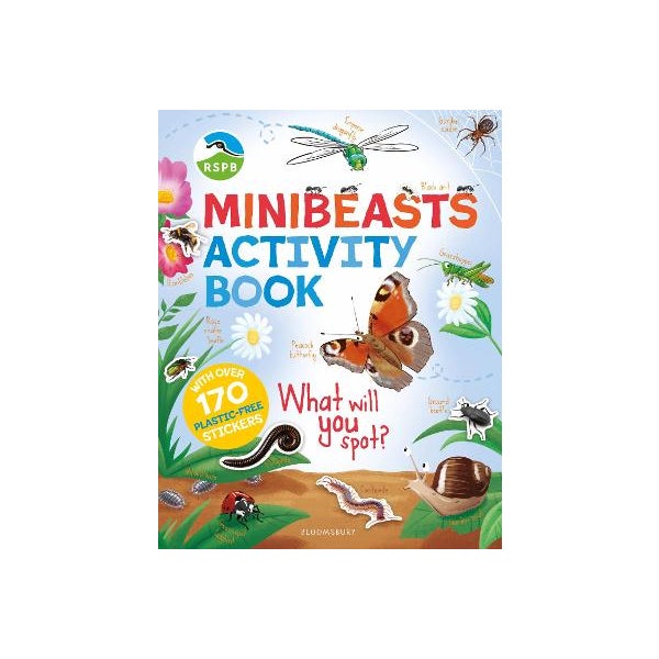 Mini Beasts Rspca RSPB Minibeasts Activity Book by RSPB | Paper Plus
