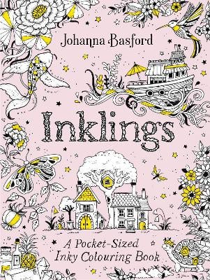 Inklings: A Pocket-Sized Inky Colouring Book by Johanna Basford | Paper ...