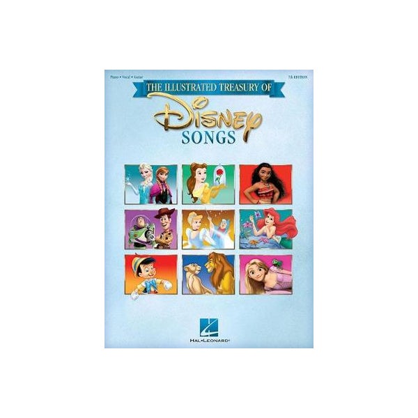 The Illustrated Treasury of Disney Songs - 7th Ed. -