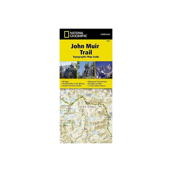 John Muir Trail (topographic Map Guide) -