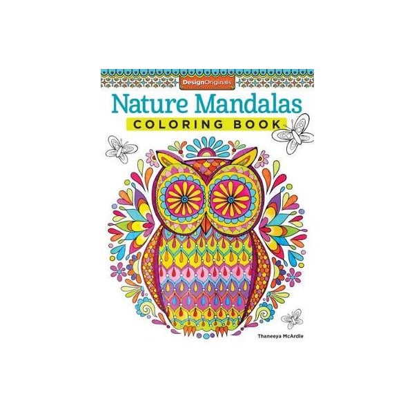 Nature Mandalas Coloring Book -