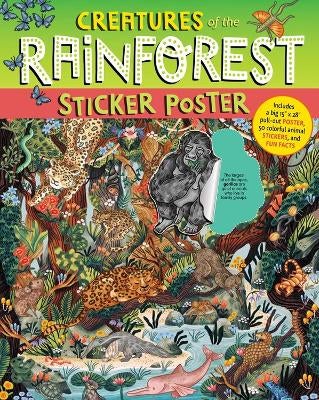 Creatures of the Rainforest Sticker Poster by Alison Sky, Fiona Ocean ...