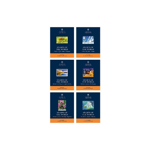 2025 Stamps Of The World Set Of 6 Catalogues by Stanley Gibbons