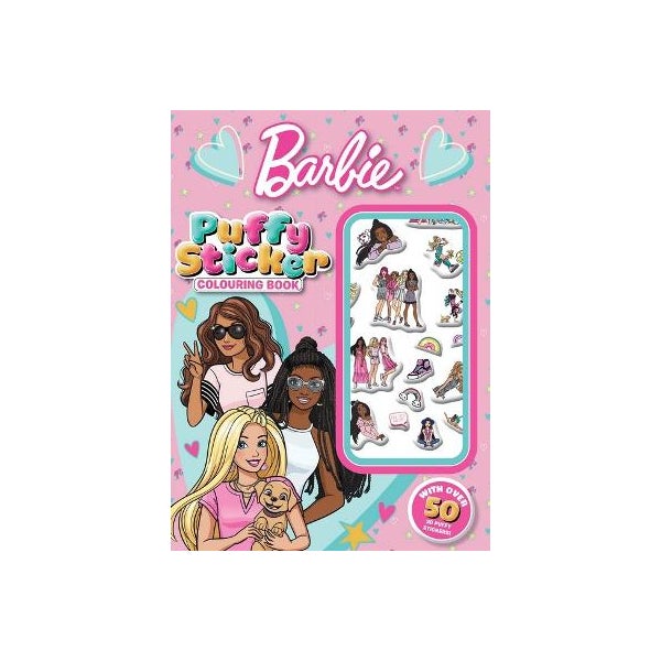 Barbie: Puffy Sticker Colouring Book by Mattel Paper Plus